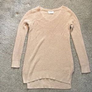 Old navy cream colored light knit long sweater